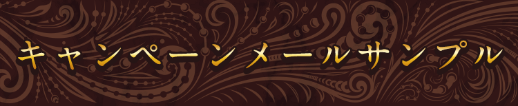 キャンペーンメールサンプル